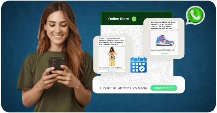 how to send timed messages on whatsapp business